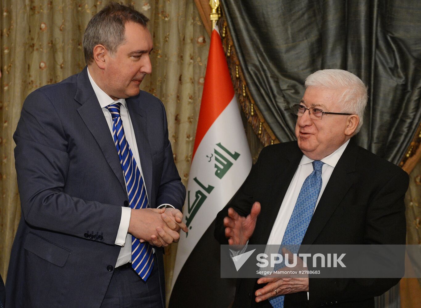 Russian Deputy Prime Minister Dmitry Rogozin visits Iraq. Day Two