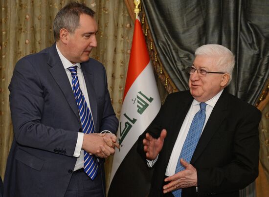 Russian Deputy Prime Minister Dmitry Rogozin visits Iraq. Day Two