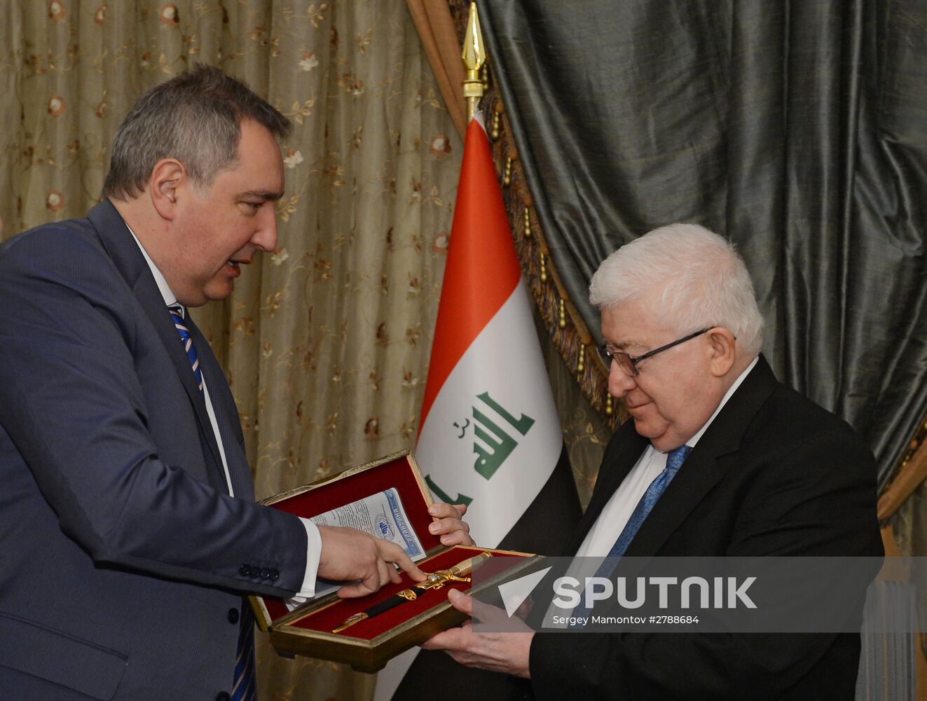 Russian Deputy Prime Minister Dmitry Rogozin visits Iraq. Day Two