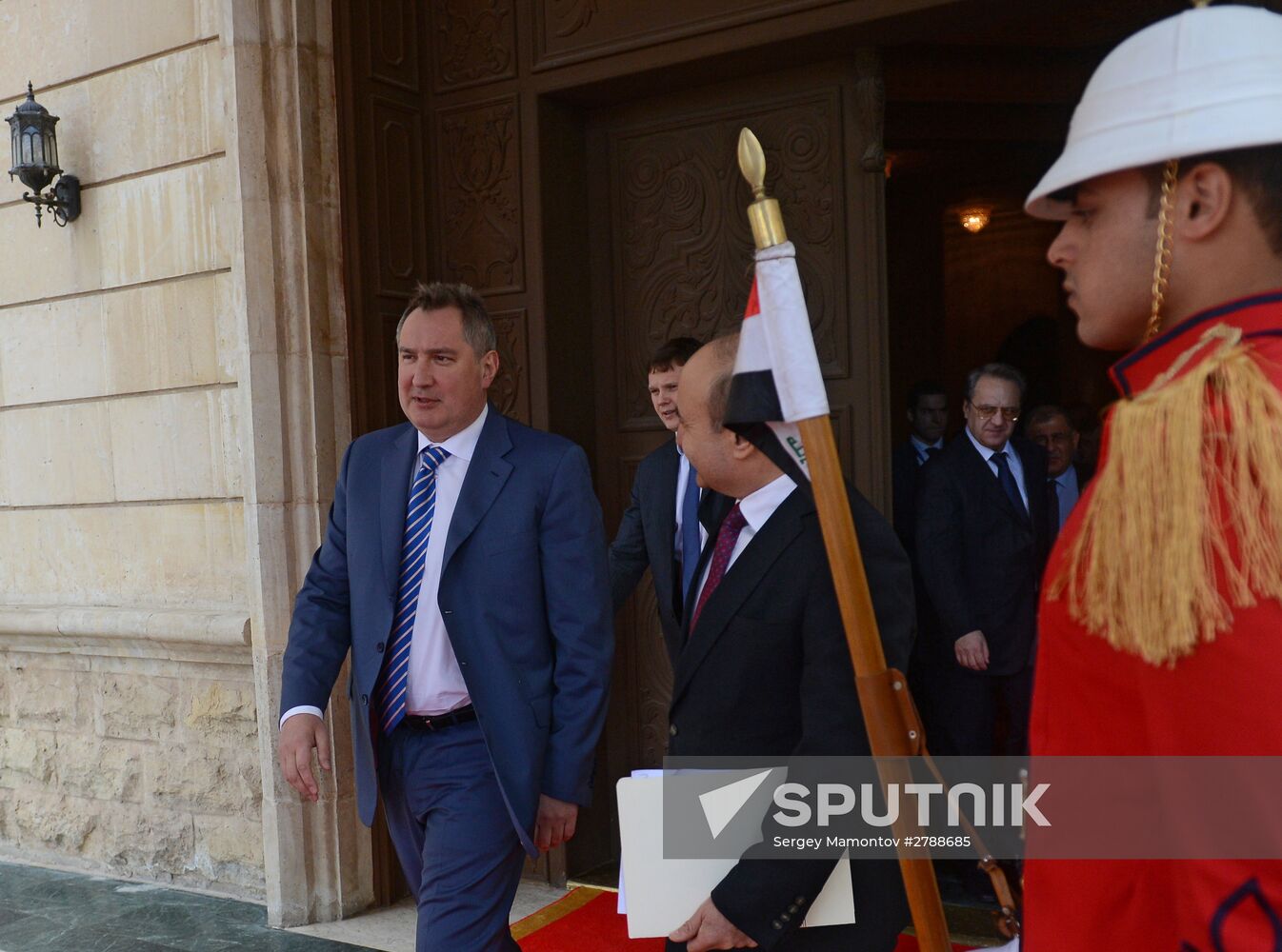 Russian Deputy Prime Minister Dmitry Rogozin visits Iraq. Day Two
