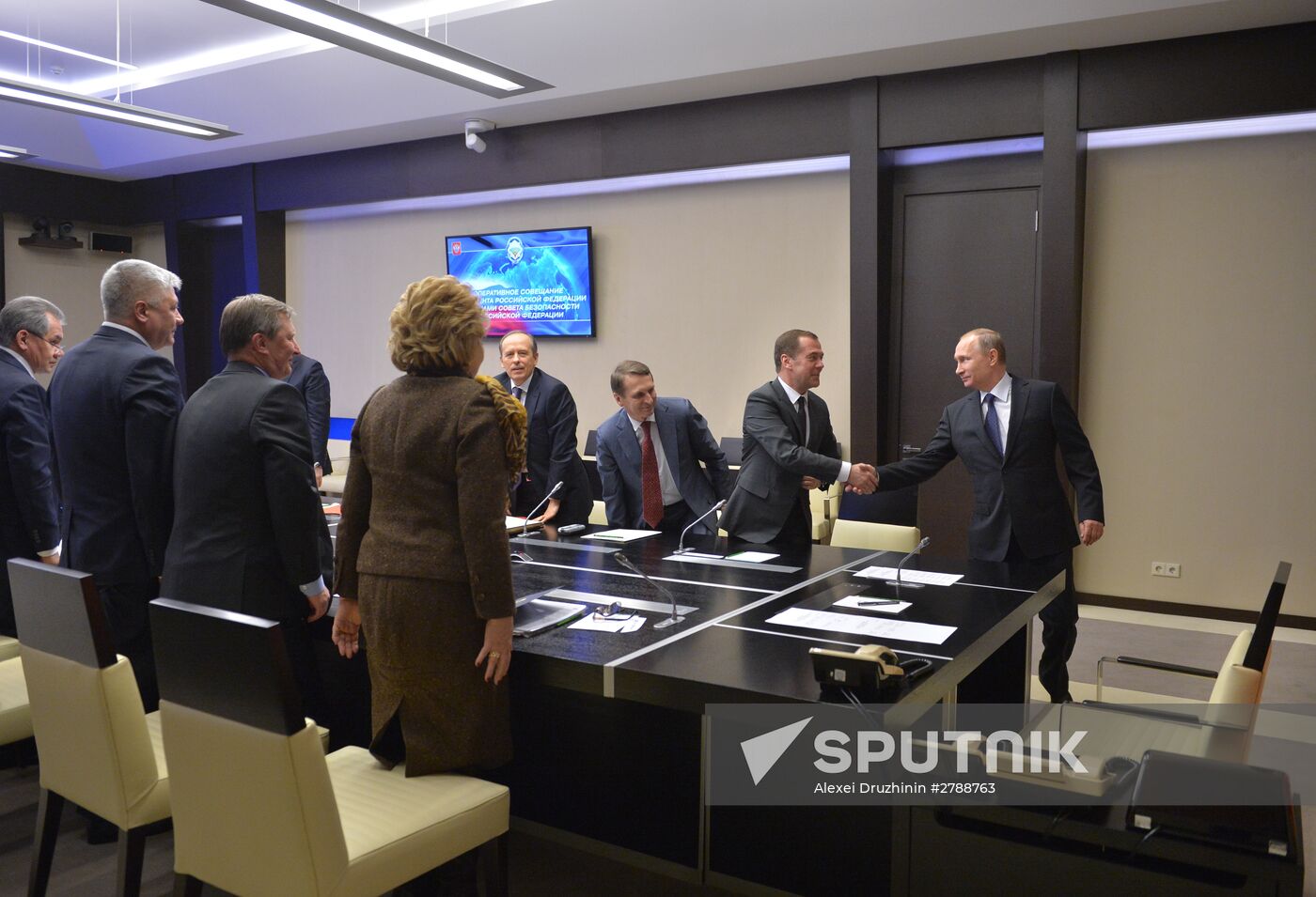 President Vladimir Putin chairs Russian Security Council meeting
