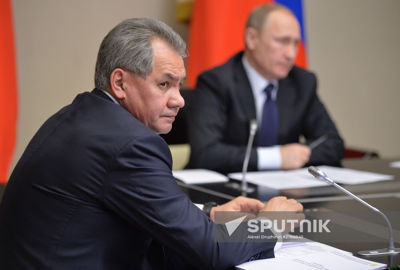 President Vladimir Putin receives reports on battleworthiness of South Military District forces