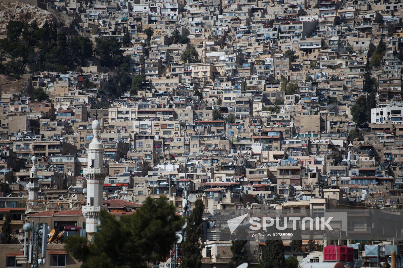 Refugee camp in Damascus