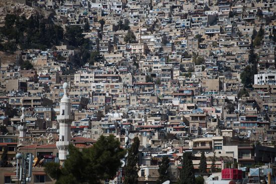 Refugee camp in Damascus