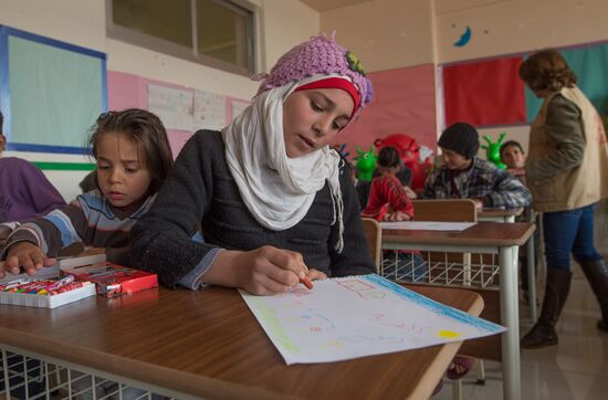 Refugee camp in Damascus