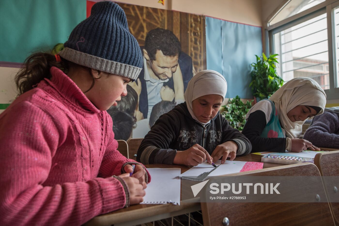 Refugee camp in Damascus