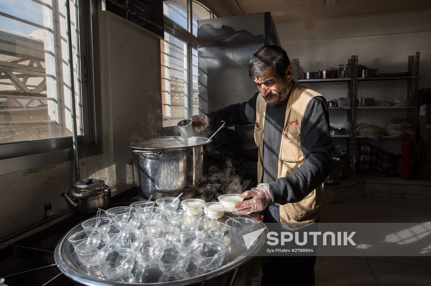 Refugee camp in Damascus