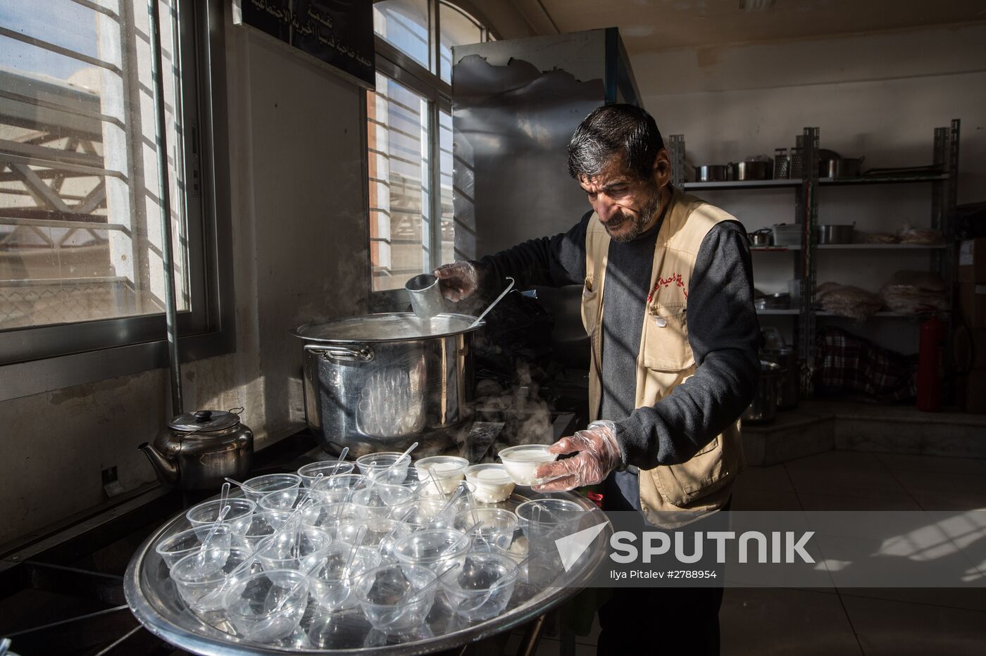 Refugee camp in Damascus