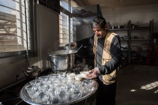 Refugee camp in Damascus