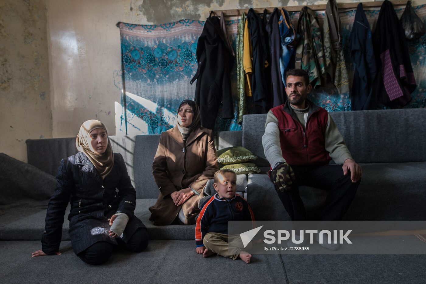 Refugee camp in Damascus