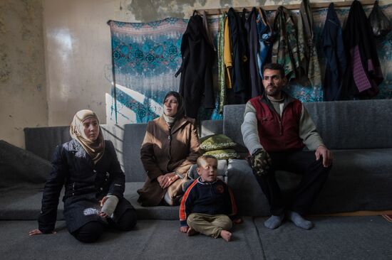 Refugee camp in Damascus