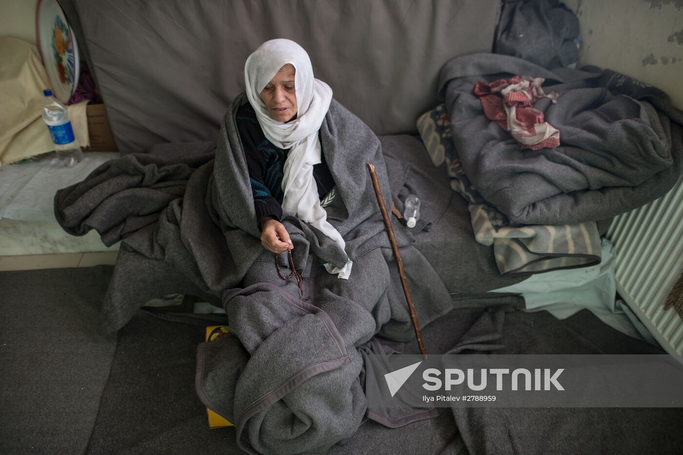 Refugee camp in Damascus