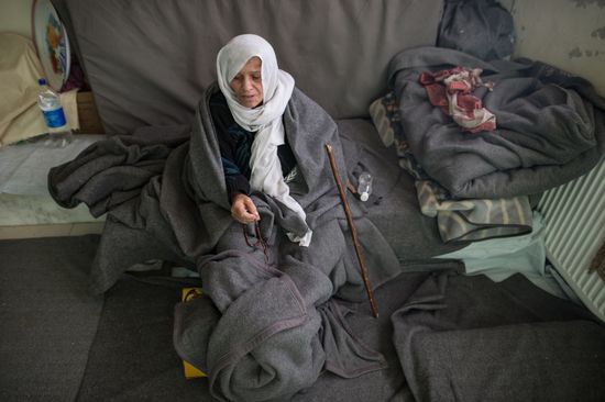 Refugee camp in Damascus