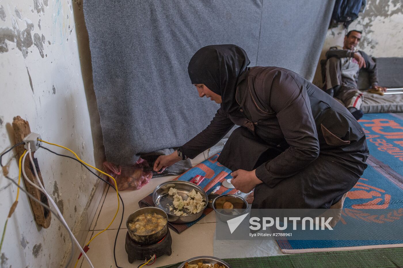 Refugee camp in Damascus