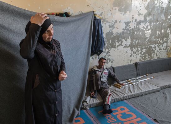 Refugee camp in Damascus