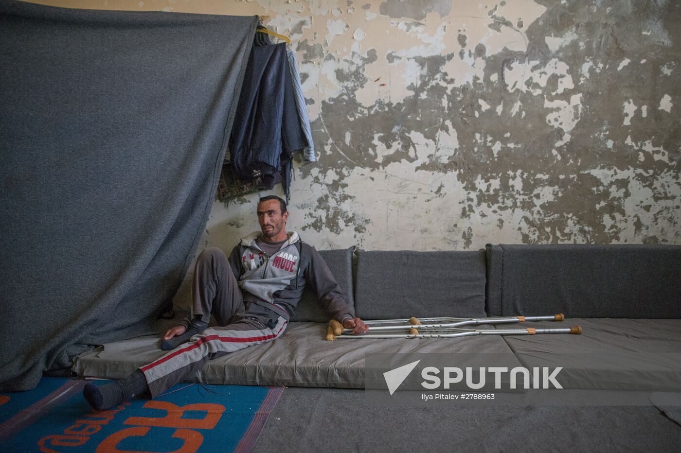 Refugee camp in Damascus
