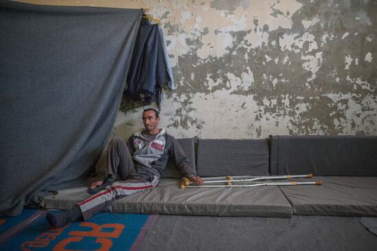 Refugee camp in Damascus