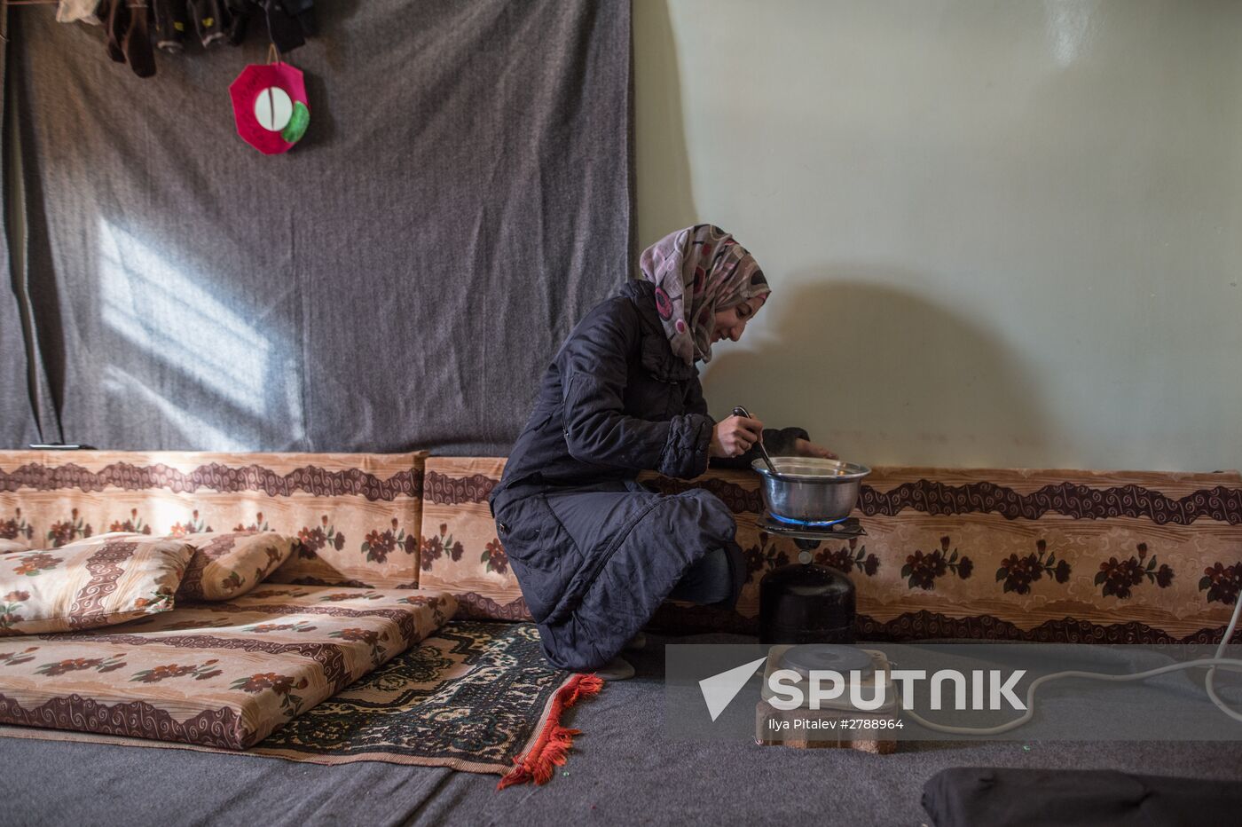 Refugee camp in Damascus