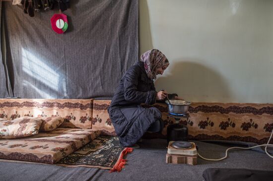 Refugee camp in Damascus