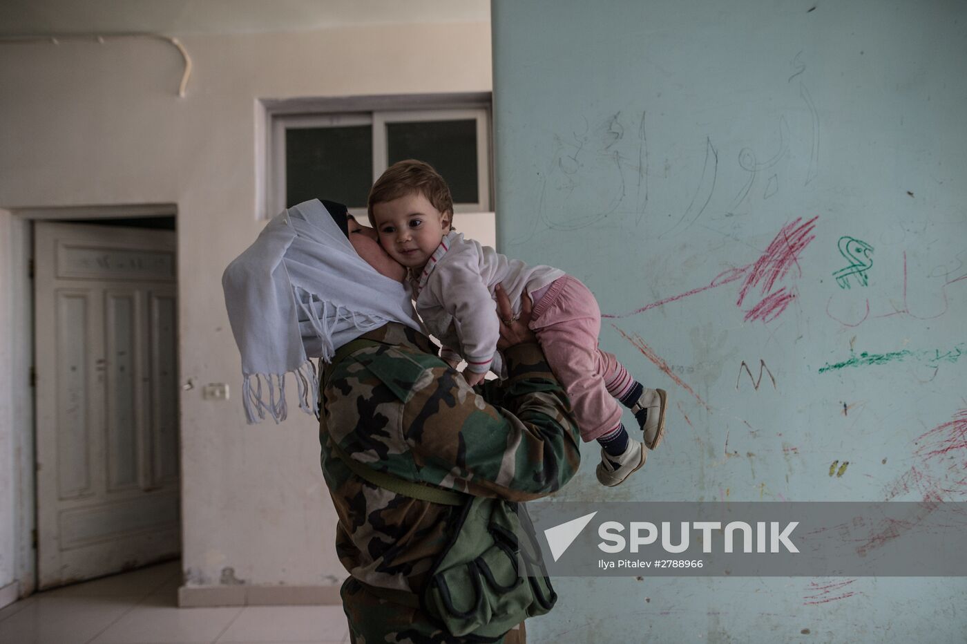 Refugee camp in Damascus