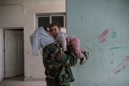 Refugee camp in Damascus
