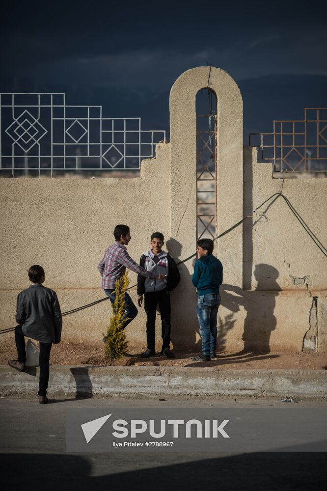 Refugee camp in Damascus