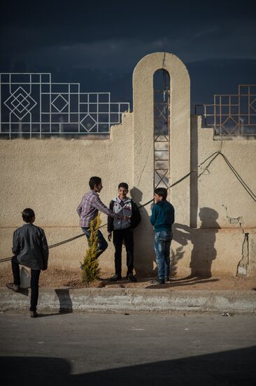 Refugee camp in Damascus