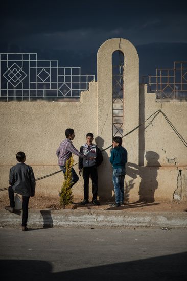 Refugee camp in Damascus