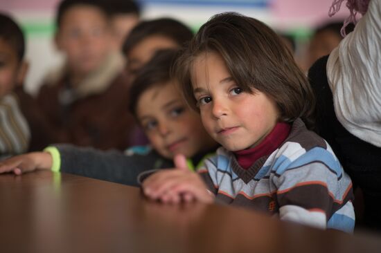 Refugee camp in Damascus