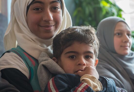 Refugee camp in Damascus
