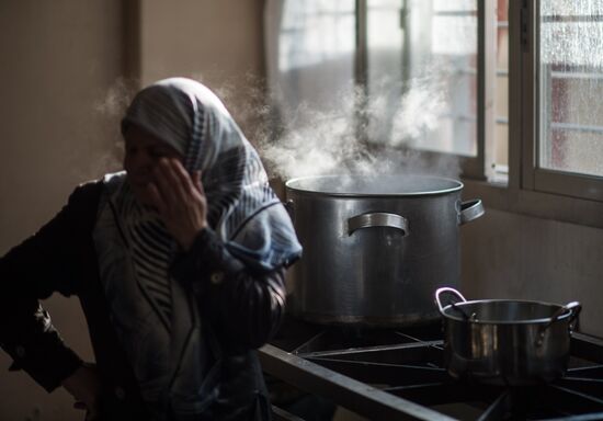 Refugee camp in Damascus