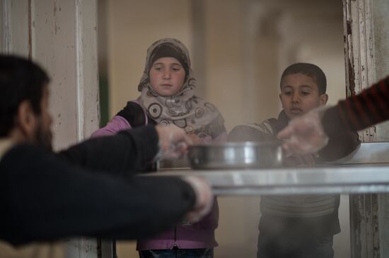 Refugee camp in Damascus