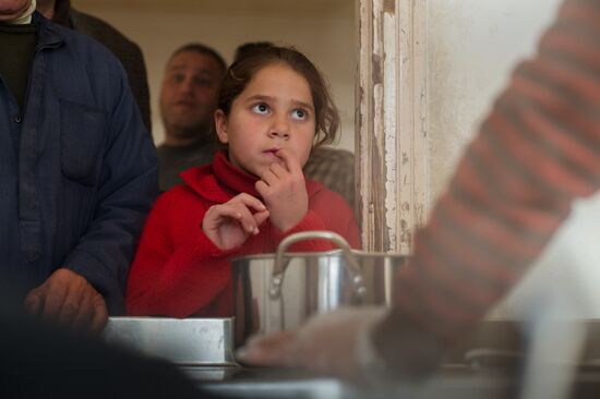 Refugee camp in Damascus