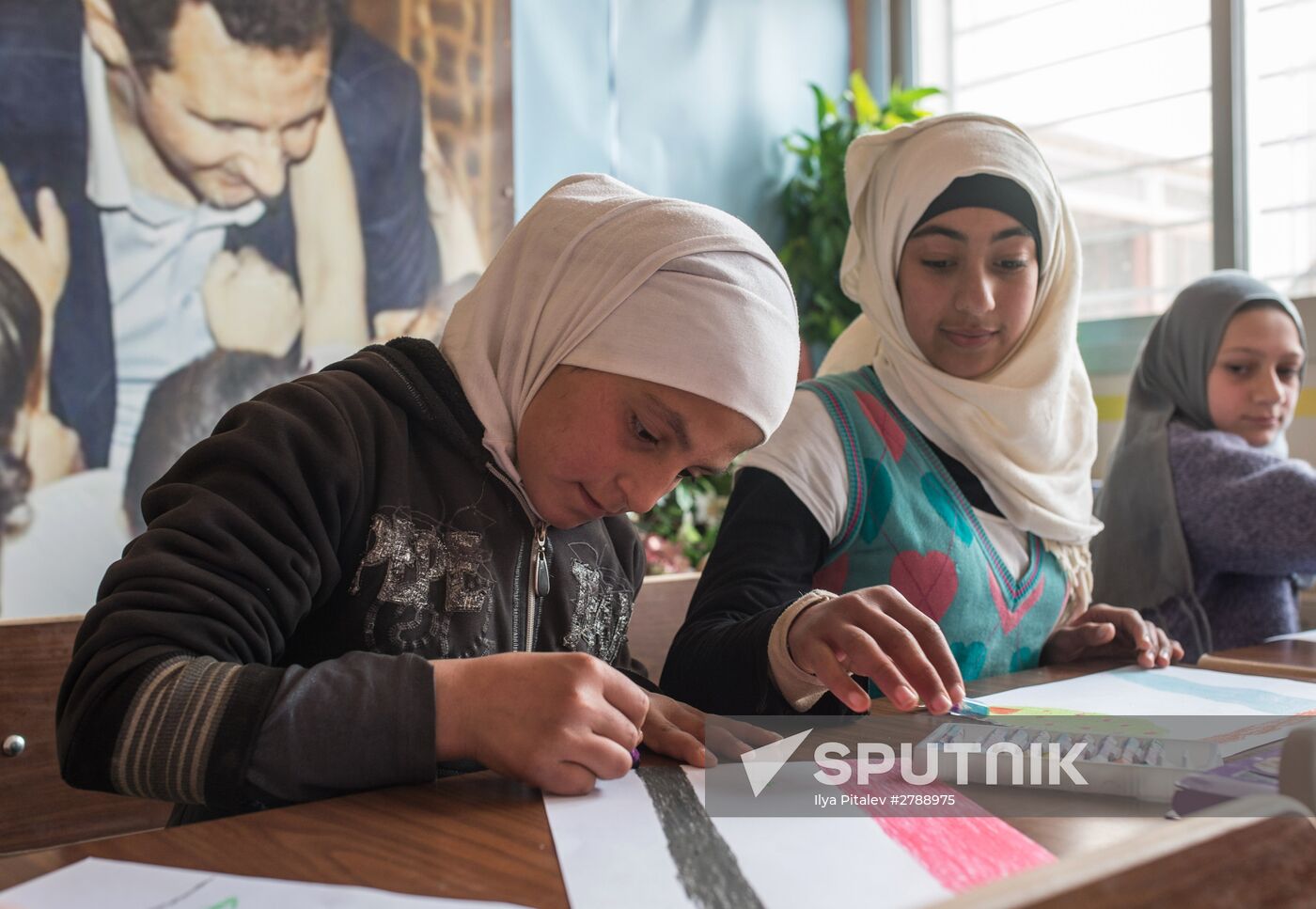 Refugee camp in Damascus