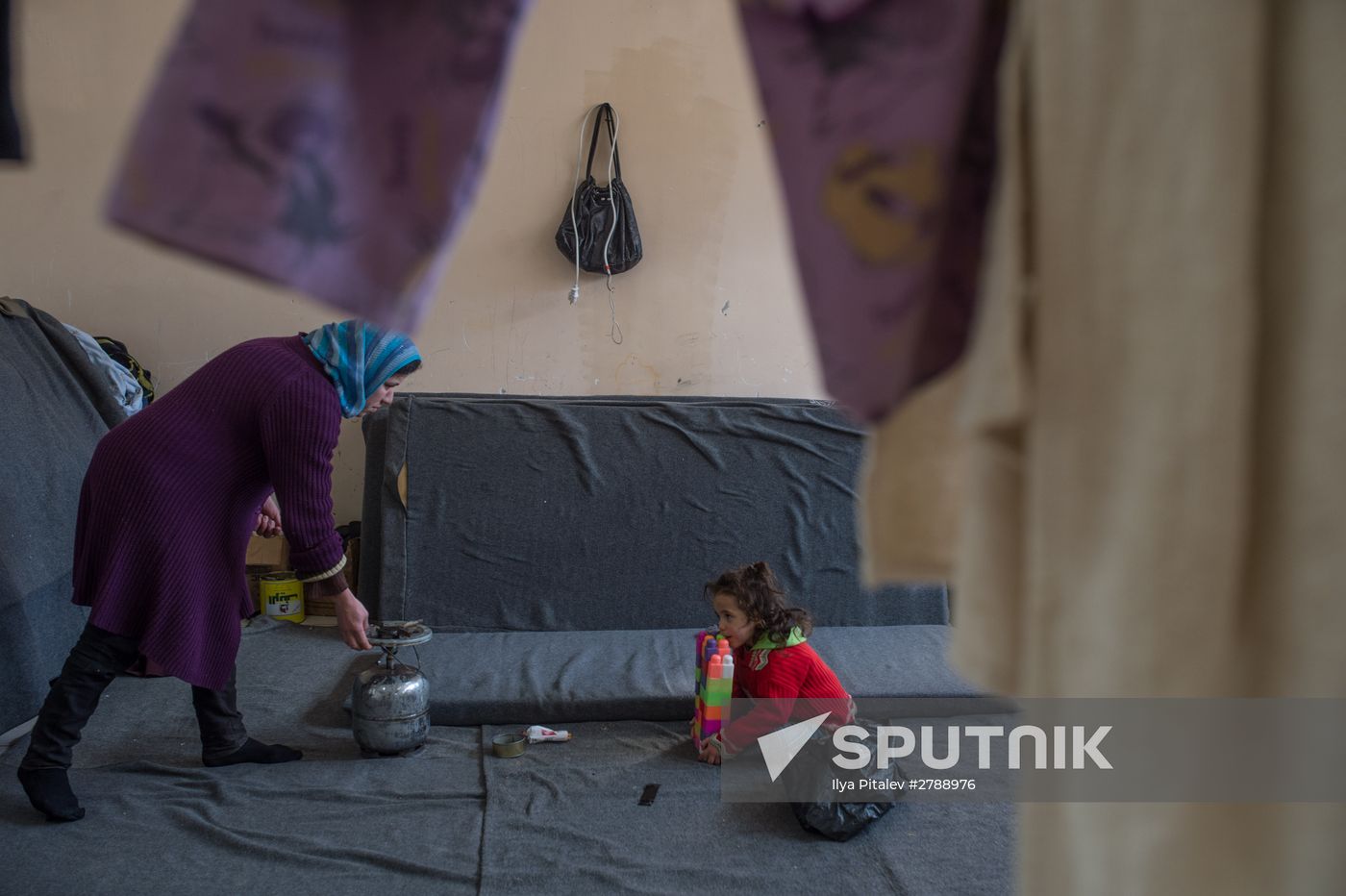 Refugee camp in Damascus