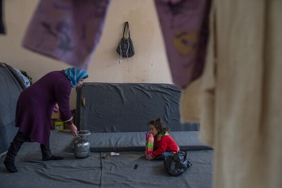 Refugee camp in Damascus