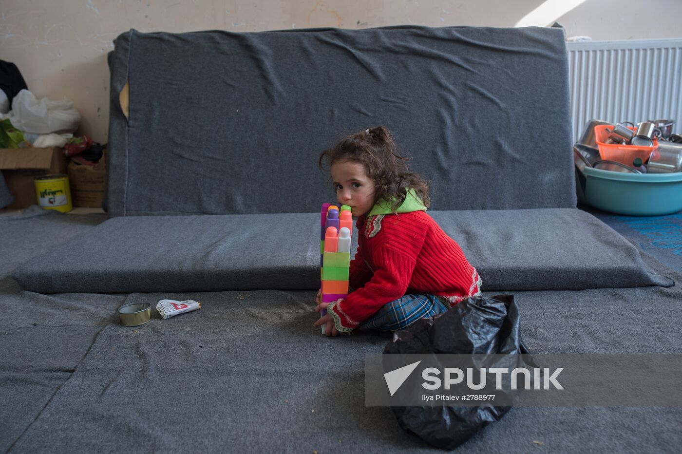 Refugee camp in Damascus