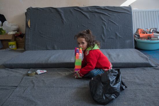 Refugee camp in Damascus