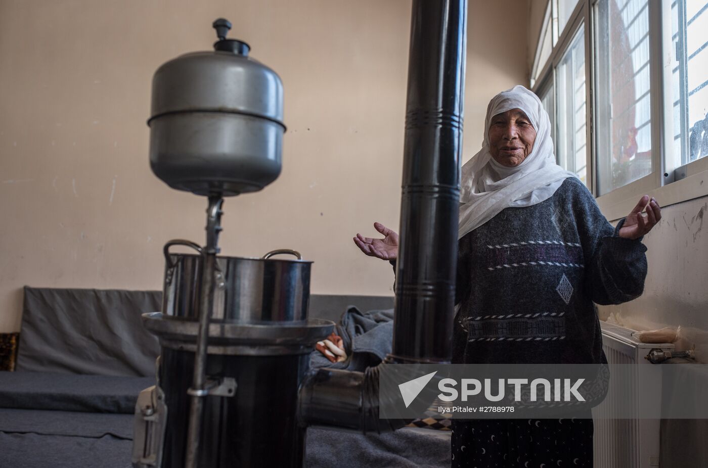 Refugee camp in Damascus