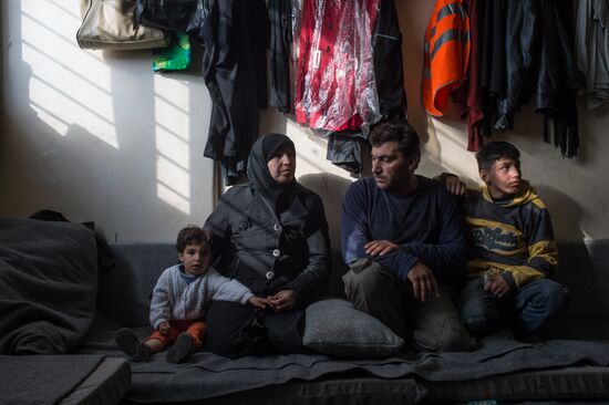 Refugee camp in Damascus