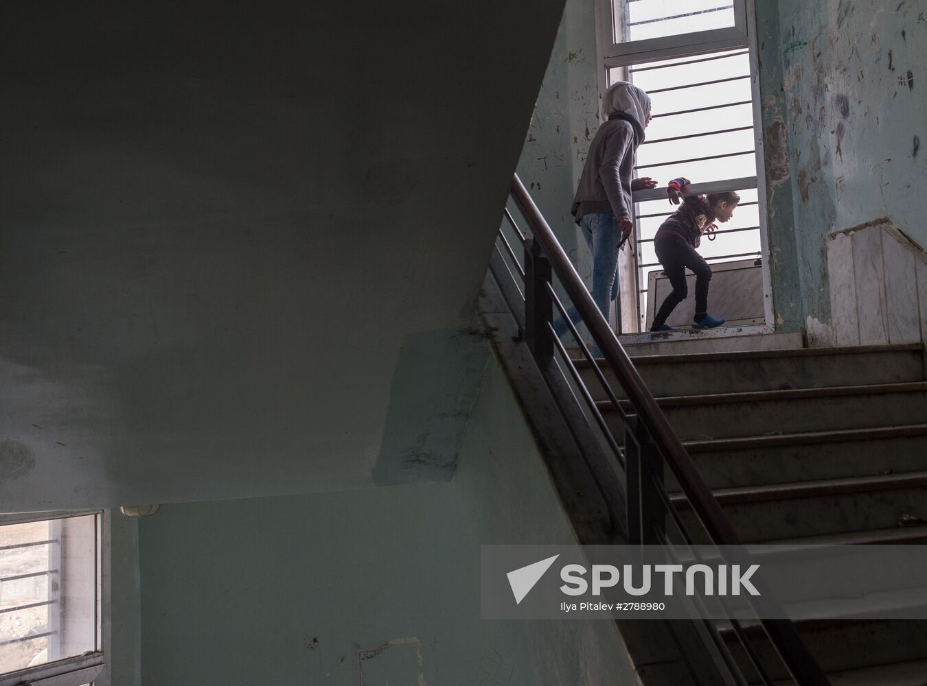 Refugee camp in Damascus