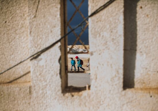 Refugee camp in Damascus