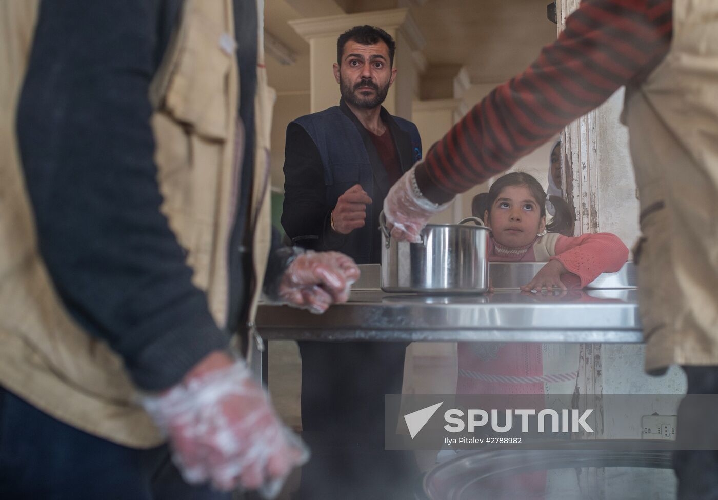 Refugee camp in Damascus