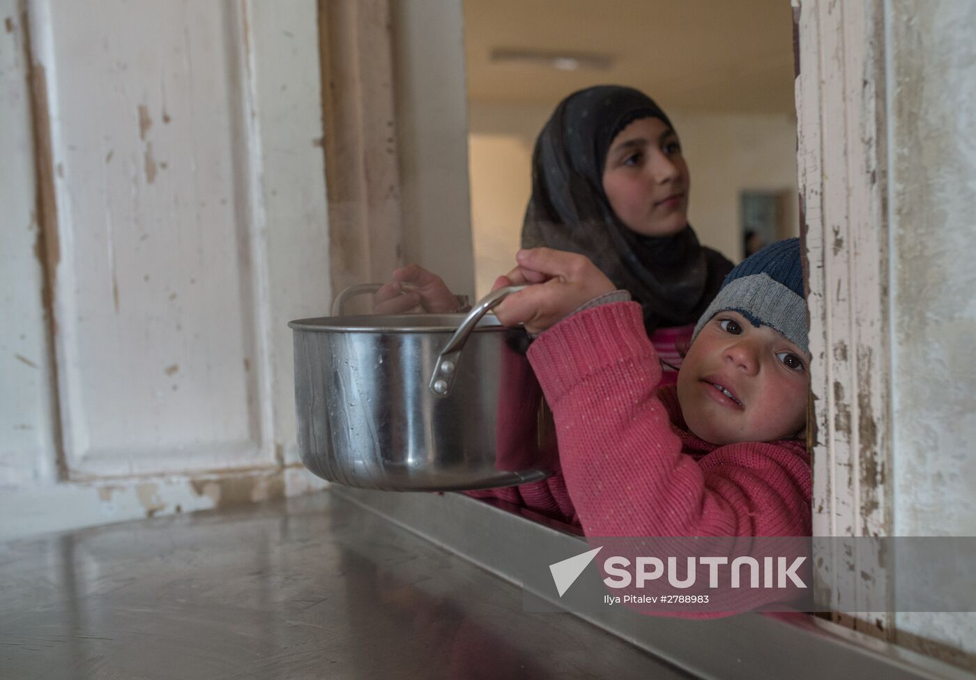 Refugee camp in Damascus