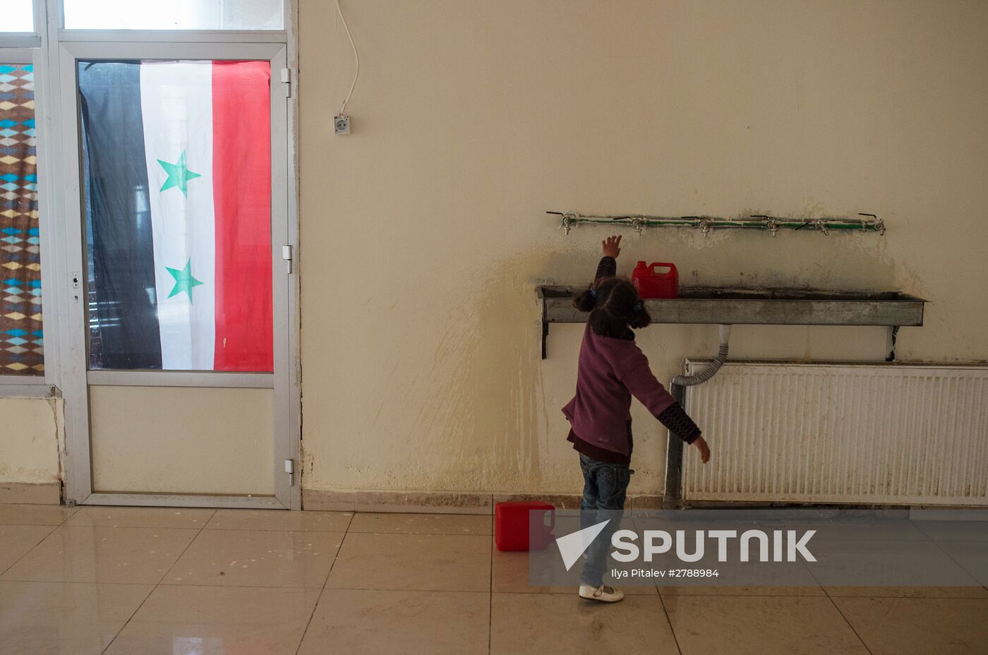 Refugee camp in Damascus