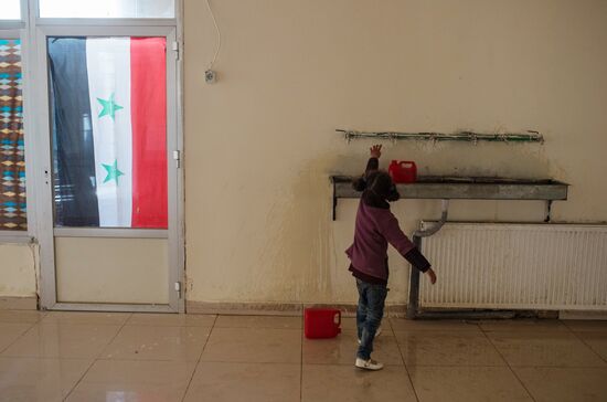 Refugee camp in Damascus