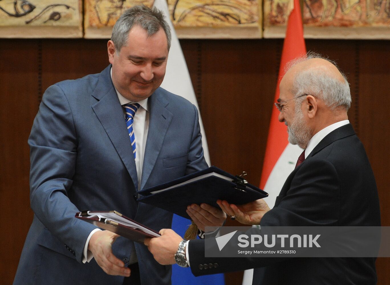 Russian Deputy Prime Minister Dmitry Rogozin visits Iraq. Day Two