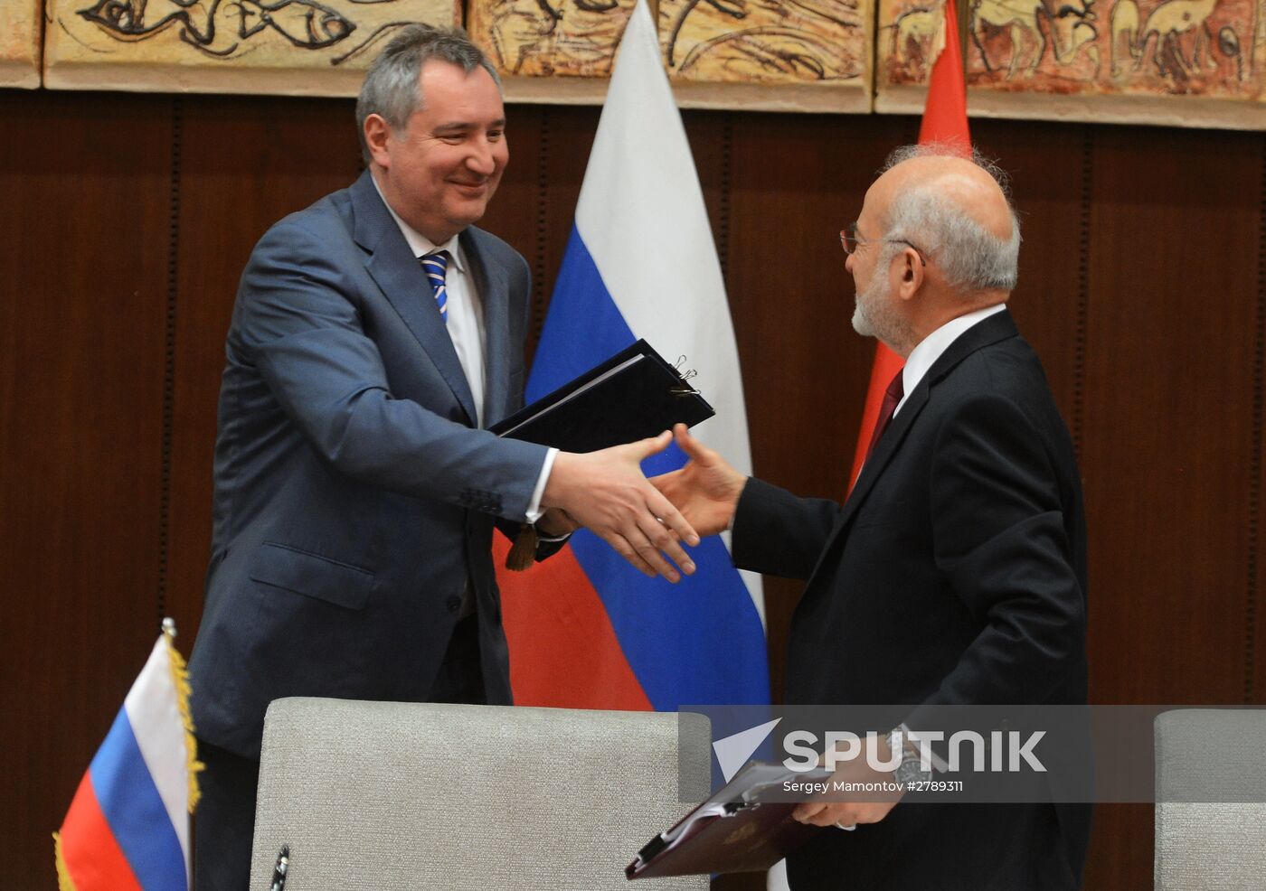 Russian Deputy Prime Minister Dmitry Rogozin visits Iraq. Day Two