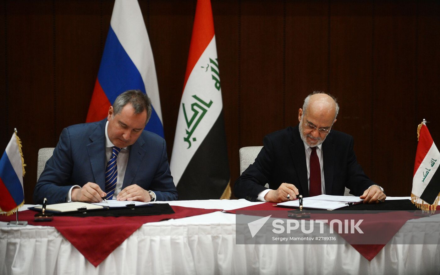 Russian Deputy Prime Minister Dmitry Rogozin visits Iraq. Day Two