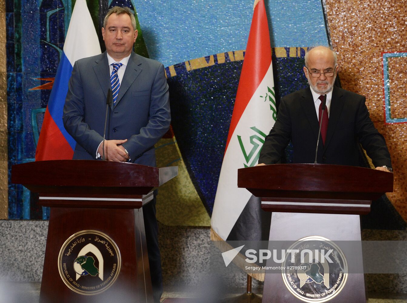 Russian Deputy Prime Minister Dmitry Rogozin visits Iraq. Day Two